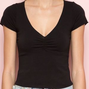 Brandy Melville Black Gina Top